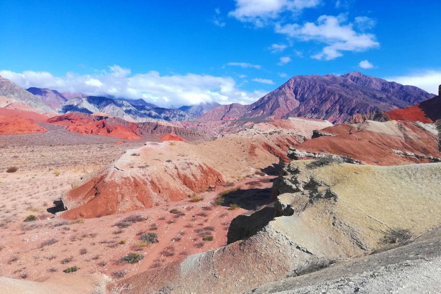 Atacama de carro - Vista Mirante La Yesera - Quebrada de Las conchas - Cafayate