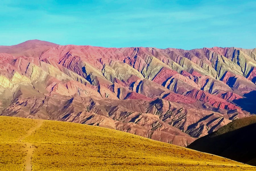 Atacama de carro - Cerro catorce colores na Quebrada de Humahuaca - Serranía do Hornocal