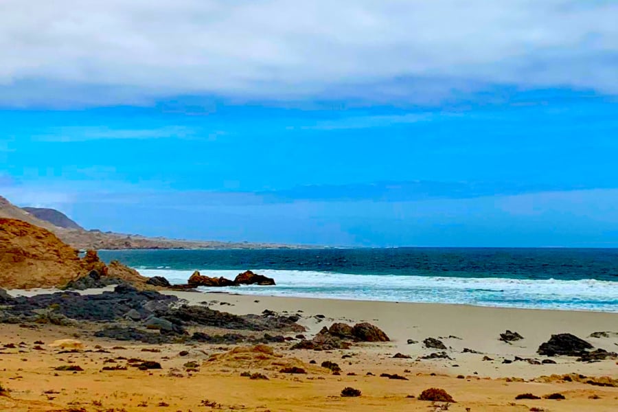 Atacama de carro - Vista Playa Loreto – Trecho: Antofagasta a Bahia Inglesa